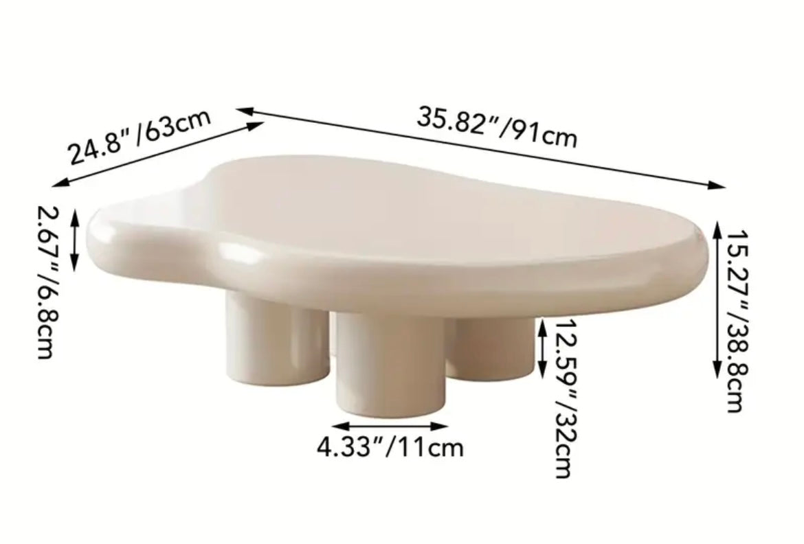 Cloud Design Minimalistic Coffee Table
