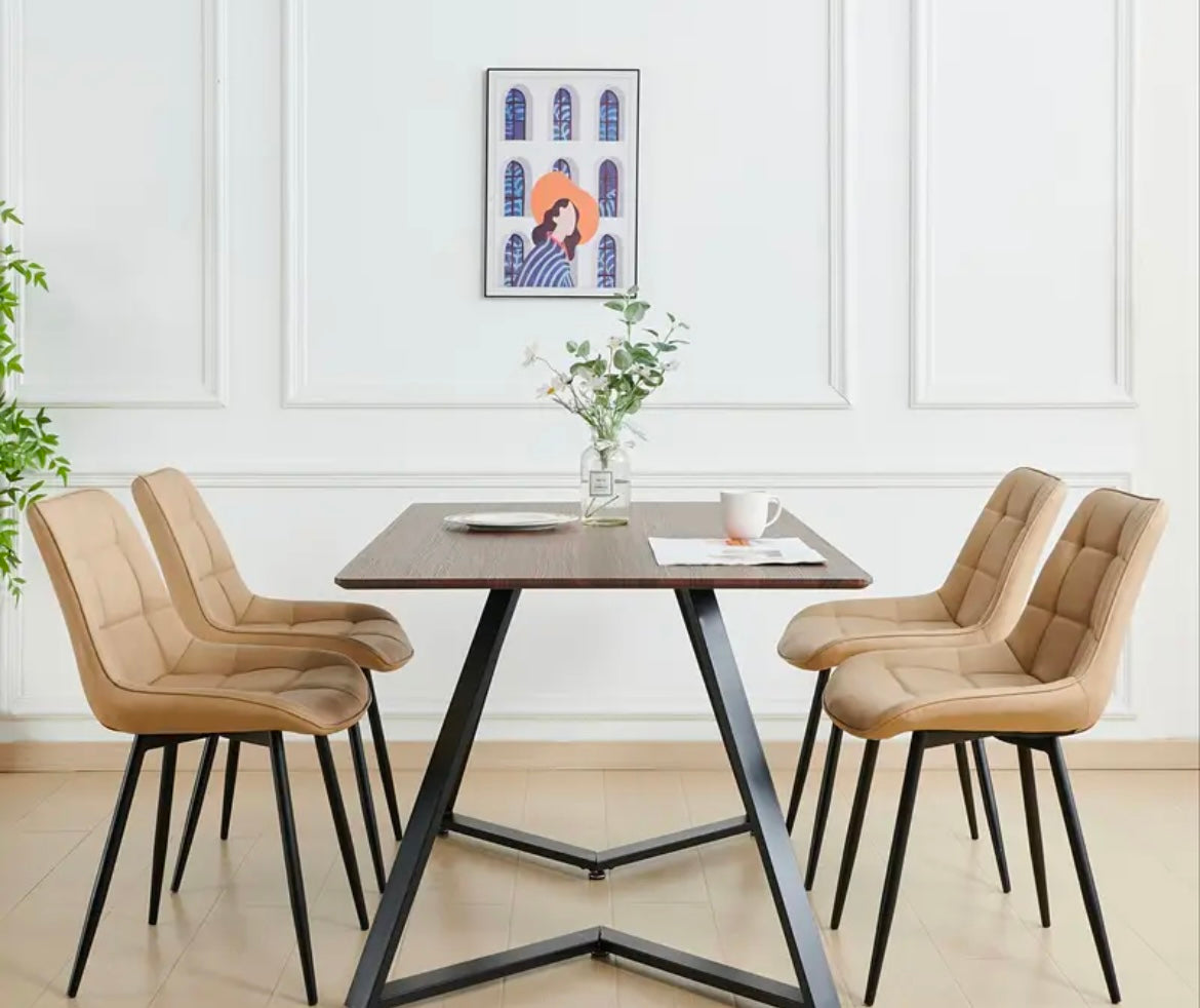 Cotswolds Home 2025 Leather Kitchen Dining Chairs Sets of 2