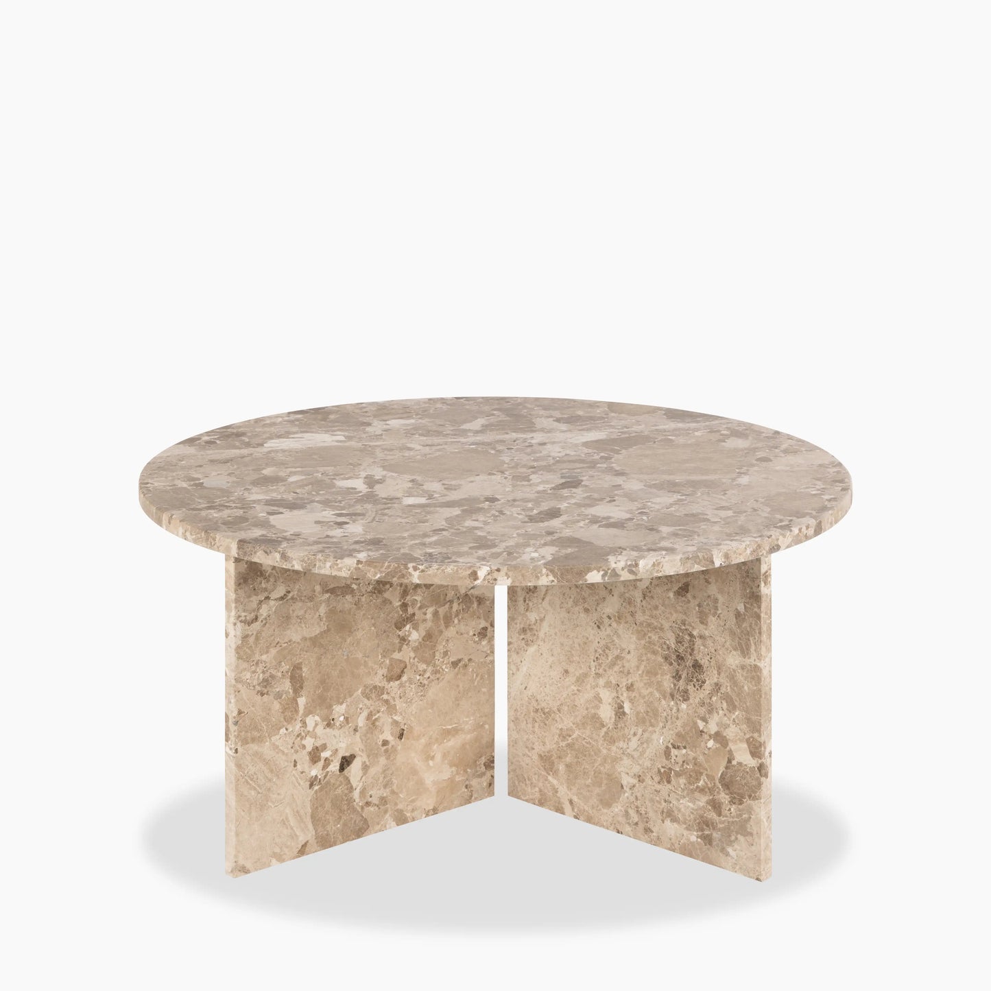 Latte Marble Round Coffee Table