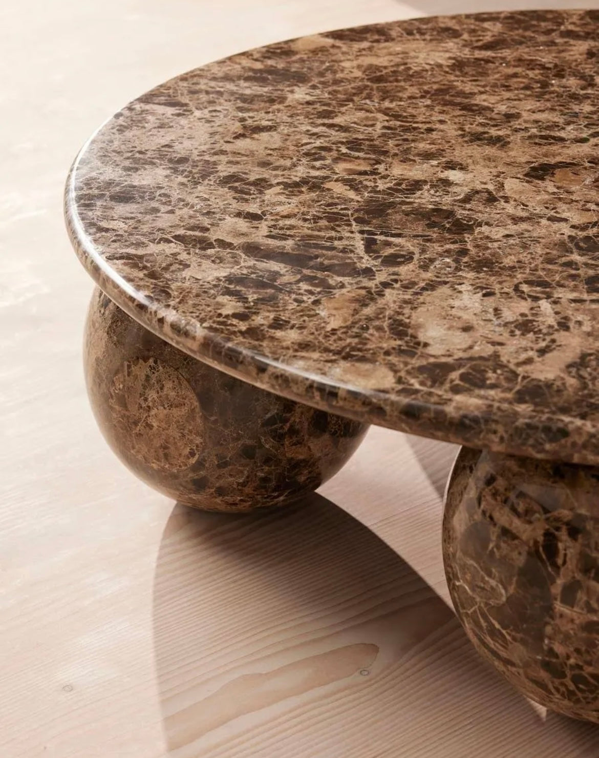 Soho Home Oxley Coffee Table, Large, Dark Emperador