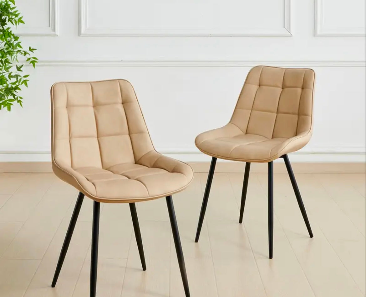 Cotswolds Home 2025 Leather Kitchen Dining Chairs Sets of 2