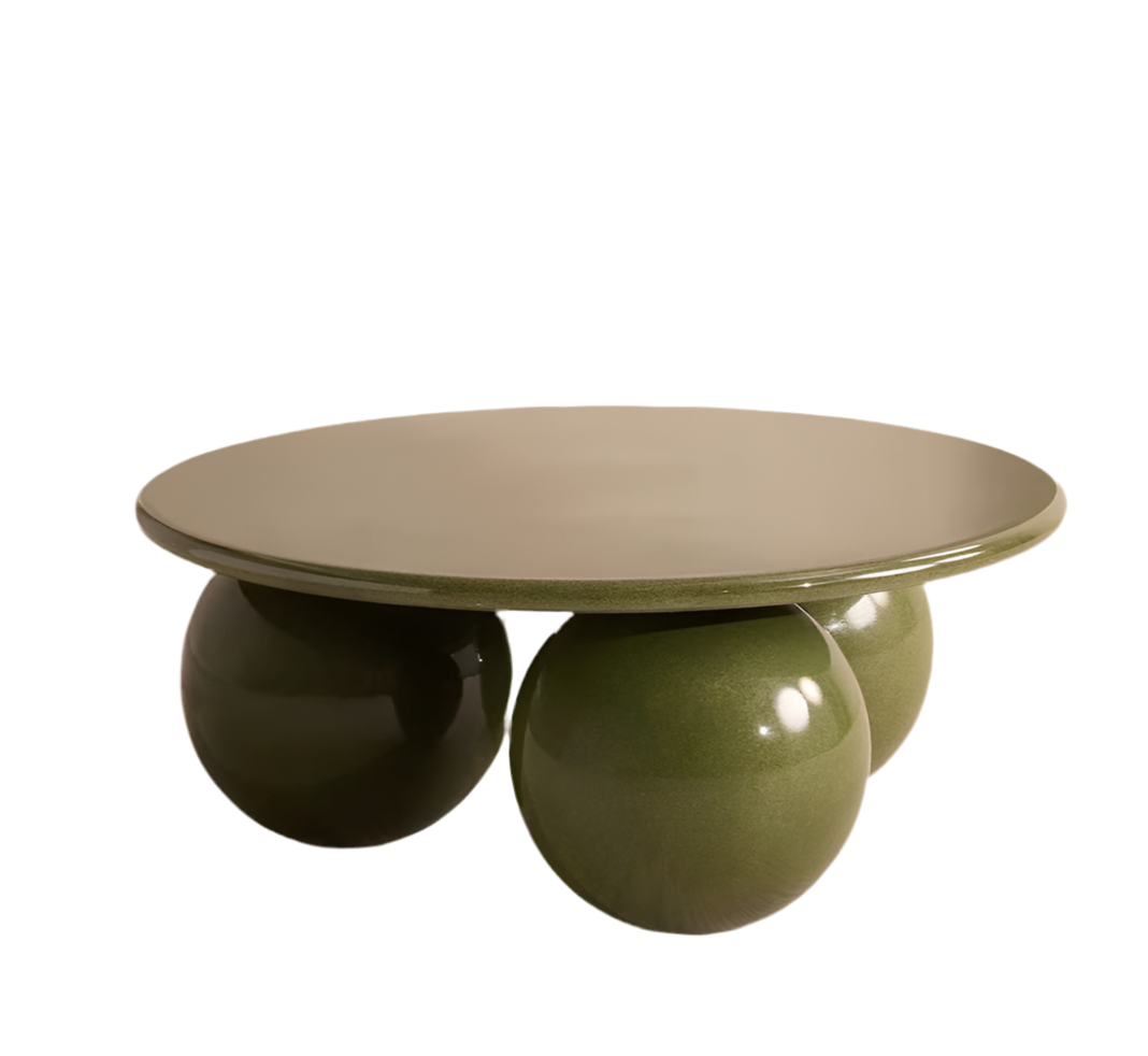 Oxley Outdoor Coffee Table, Concrete, Pine