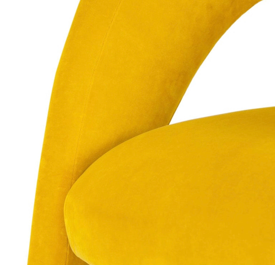 Modern Laurence Dining Chairs, Velvet Leather Handmade in Portugal
