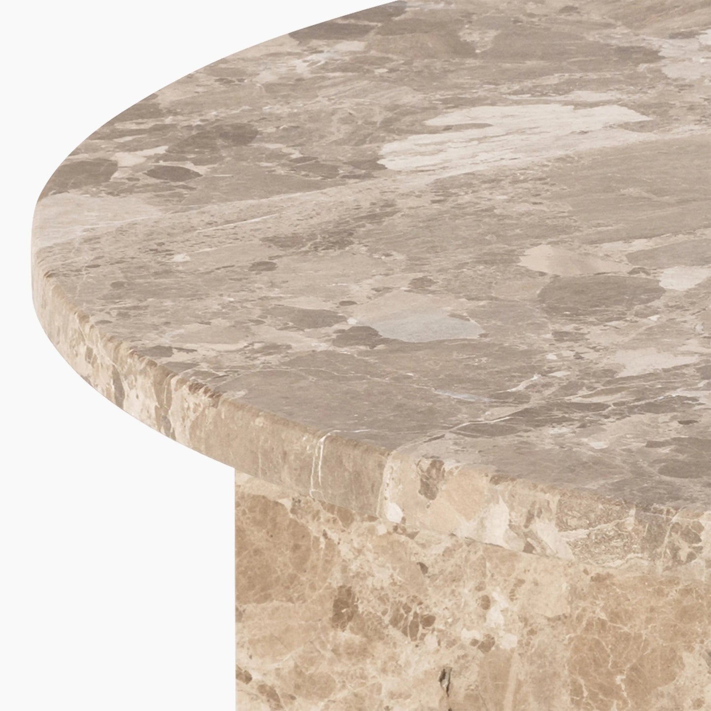 Latte Marble Round Coffee Table