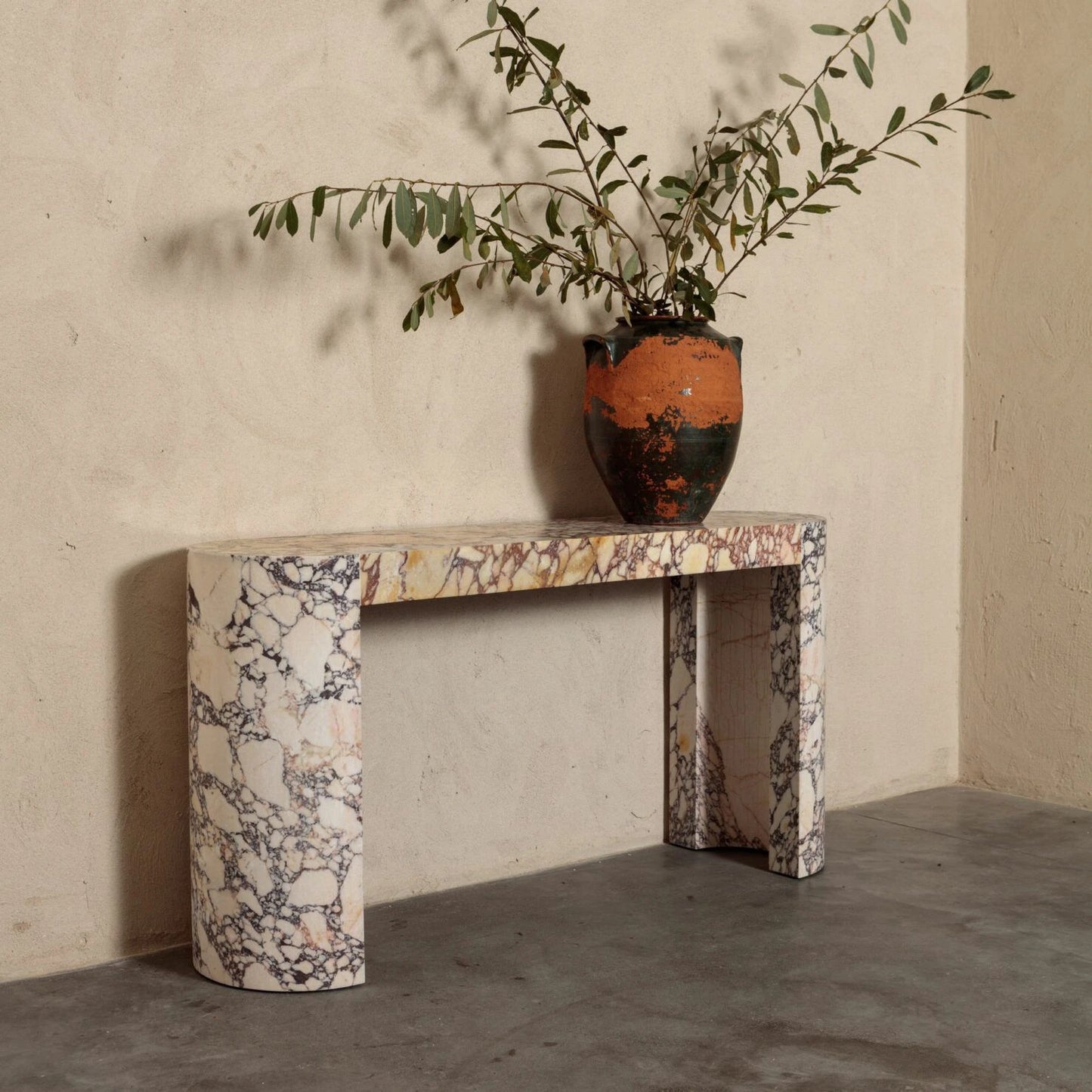 Viola Marble Console Table