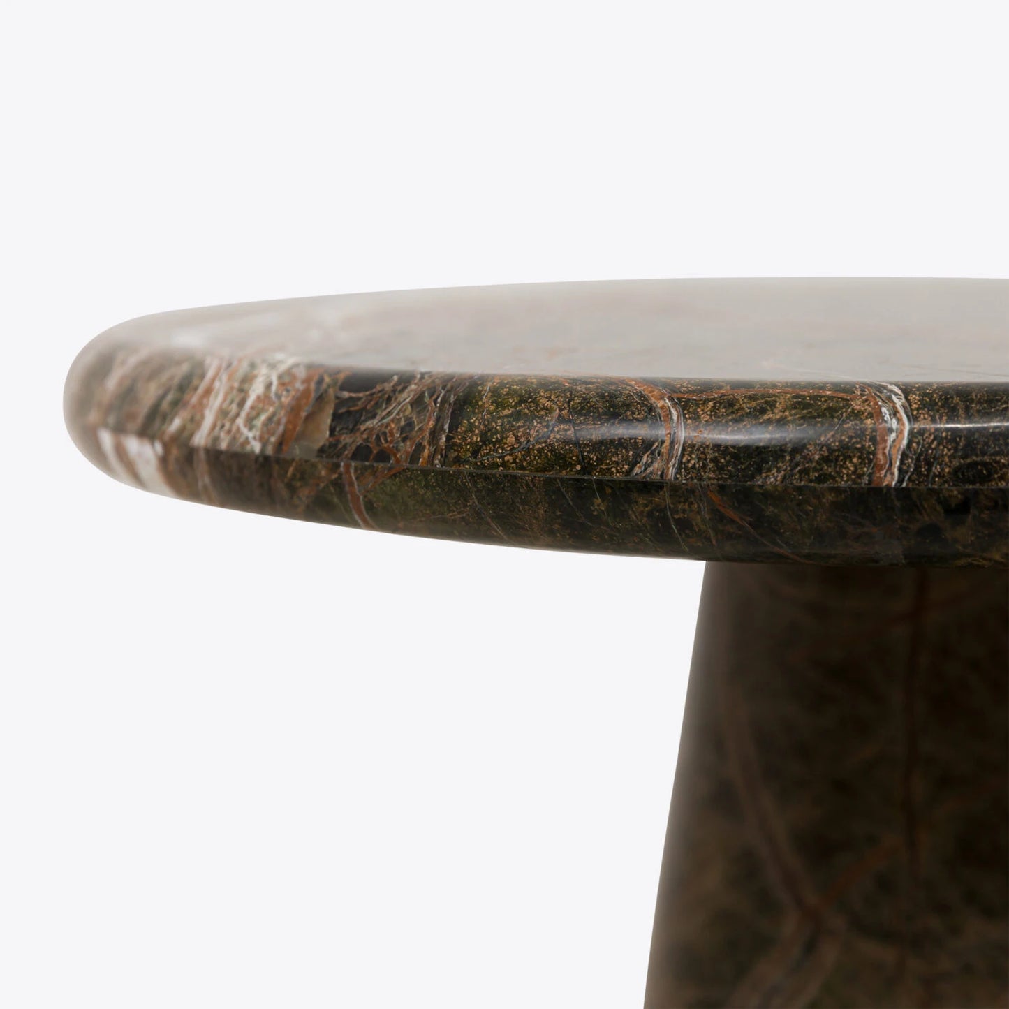 Verona Forest Green Marble Side / End Table