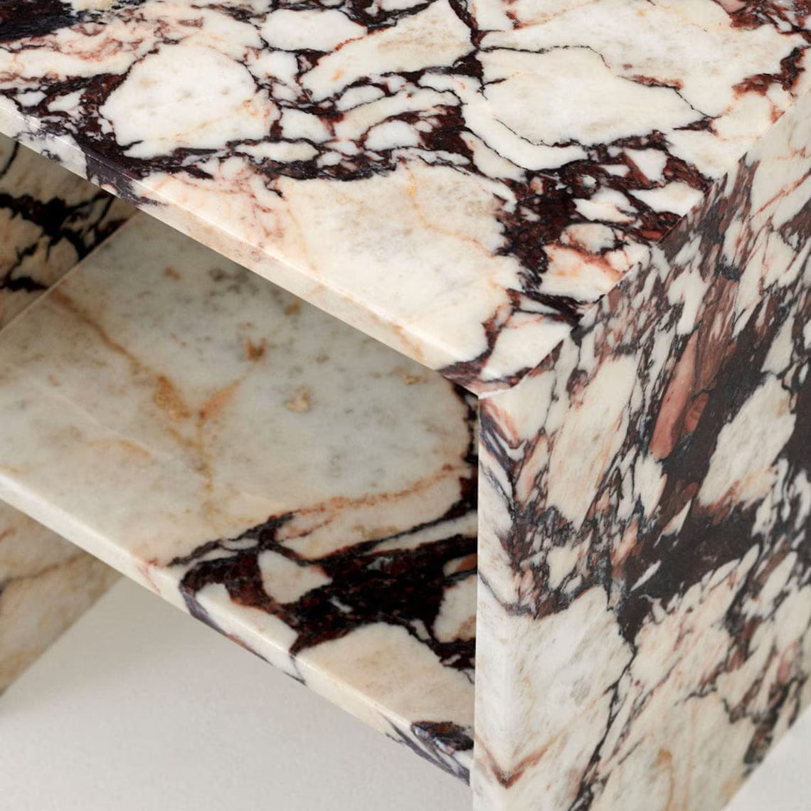 Calacatta Viola Marble Bedside Tables, End Table