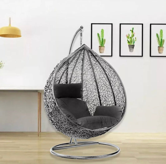 Rattan Egg Chair Swing Outdoor Garden Patio Hanging Wicker Hammock Pod Chair
