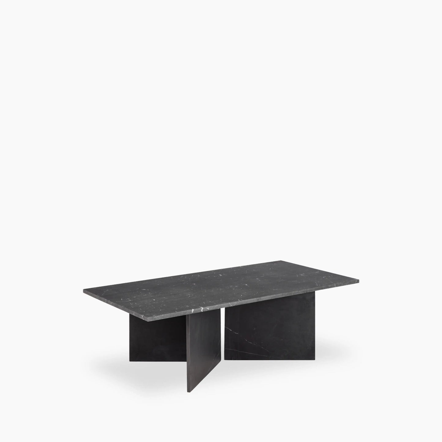 Onyx Black Marble Rectangle Coffee Table