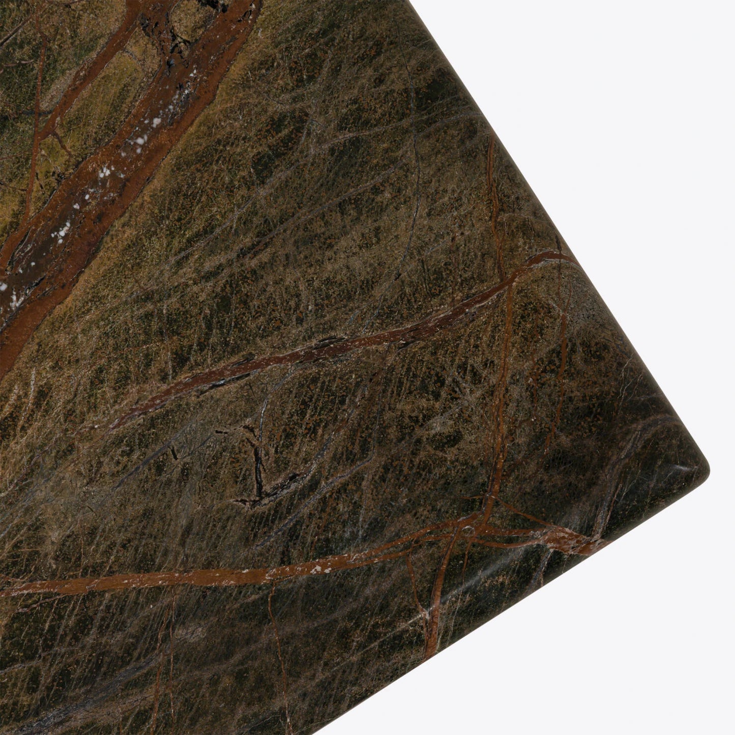 Forest Green Marble Side Table